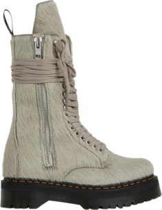 Кроссовки Dr. Martens x Rick Owens Strobe Calf Length Boot Furry Pearl, серый