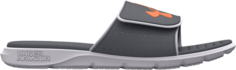 Сандалии Under Armour Ignite 7 Slide Pitch Grey Orange, серый