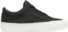 Кеды Vans OG Old Skool LX Raw Edge - Black, черный