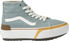 Кеды Vans Sk8-Hi Tapered Stacked Green Milieu Gum, зеленый