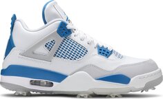 Бутсы Air Jordan 4 Golf Military Blue, синий