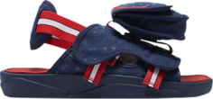 Сандалии Paris Saint-Germain x Jordan LS Slide Midnight Navy Red, синий