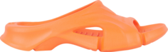 Сандалии Balenciaga Mold Slide Sandal Fluo Orange, оранжевый