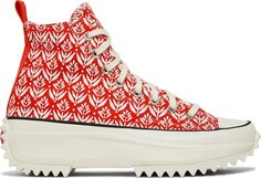 Кроссовки Converse Run Star Hike High Summer Spirit - Bright Poppy, красный