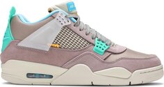 Кроссовки Union LA x Air Jordan 4 Retro Taupe Haze, загар