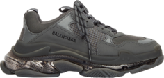 Кроссовки Balenciaga Triple S Sneaker Clear Sole - Dark Grey, серый