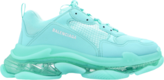 Кроссовки Balenciaga Triple S Sneaker Clear Sole - Mint, зеленый
