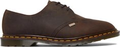 Кроссовки JJJJound x Archie 2 Dark Brown, коричневый Dr Martens