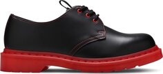 Ботинки CLOT x 1461 Black Red, черный Dr Martens