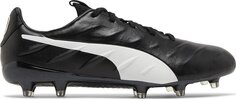 Бутсы Puma King Platinum 21 FG AG Black White, черный