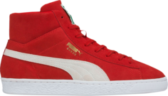 Кроссовки Puma Suede Mid 21 High Risk Red, красный