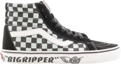 Кеды Vans SE Bikes x Sk8-Hi Reissue Big Ripper - Black Reflective Checkerboard, черный