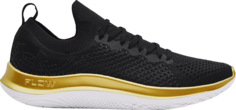 Кроссовки Under Armour Flow Velociti SE Metallic Black Metallic Gold, черный