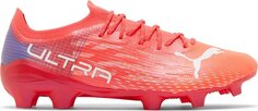 Бутсы Puma Ultra 1.3 FG AG Sunblaze, оранжевый