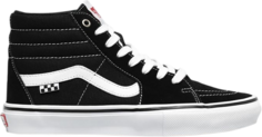 Кеды Vans Skate Sk8-Hi Checkerboard - Black White, черный