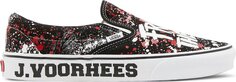 Кеды Vans House of Terror x Classic Slip-On Friday The 13th, черный