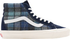 Кеды Vans Pendleton x Sk8-Hi 38 DX Anaheim Factory - Beach Boy Plaid, синий