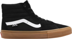 Кеды Vans Skate Sk8-Hi Checkerboard - Black Gum, черный