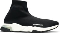 Кроссовки Balenciaga Speed Trainer Clear Sole - Black, черный