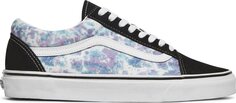 Кеды Vans Old Skool English Lavender - Tie Dye, черный