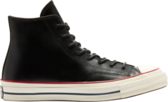 Кроссовки Converse Chuck 70 High Color Leather - Black, черный