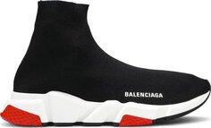 Кроссовки Balenciaga Speed Sneaker Black Red, черный