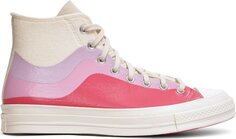 Кроссовки Converse Chuck 70 High Thermo Felt - Winter White Pink, разноцветный