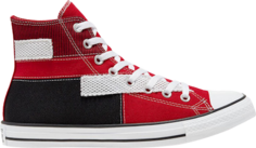 Кроссовки Converse Chuck Taylor All Star High Patchwork - University Red, красный