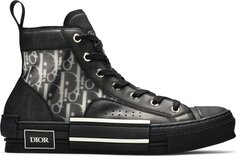 Кроссовки Dior B23 High Dior Oblique, черный