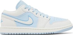 Кроссовки Wmns Air Jordan 1 Low SE Reverse, голубой