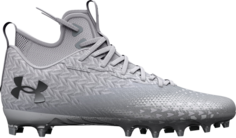 Бутсы Under Armour Spotlight Clone 3.0 MC White Metallic Silver, белый