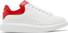 Кроссовки Alexander McQueen Oversized Sneaker White Lust Red, белый
