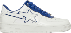 Кроссовки Bapesta #8 M1 White Navy, белый