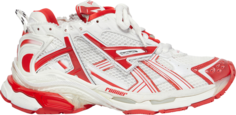 Кроссовки Balenciaga Runner Sneaker White Red, белый