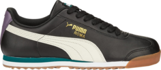 Кроссовки Puma Roma Basic Plus White Varsity Green, белый