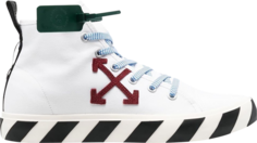 Кроссовки Off-White Vulc Sneaker Mid White Burgundy, белый