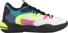 Кроссовки Puma Court Rider 2.0 White Yellow Alert, белый