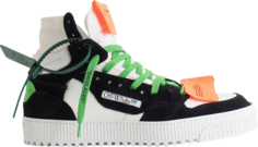 Кроссовки Off-White Off-Court 3.0 High White Black Green, белый