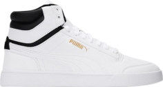 Кроссовки Puma Shuffle Mid WTR White Black Team Gold, белый