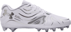 Бутсы Under Armour Command MC Lacrosse White Metallic Silver, белый