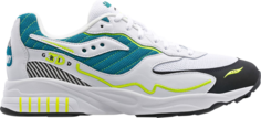 Кроссовки Saucony 3D Grid Hurricane White Green, белый