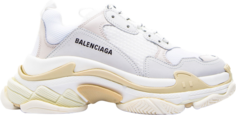 Кроссовки Balenciaga Triple S Sneaker White Tan 2018, белый