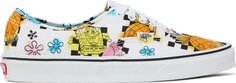 Кеды Vans SpongeBob SquarePants x Authentic Aye Aye Captain!, белый