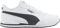 Кроссовки Puma ST Runner v3 Leather White Black, белый