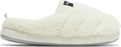 Сандалии Puma Scuff Sherpa Slippers Whisper White, белый