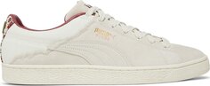 Кроссовки Puma Suede and Chill Marshmallow Team Gold, белый