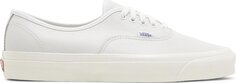 Кроссовки Vans Authentic 44 DX Anaheim Factory - True White Leather, белый