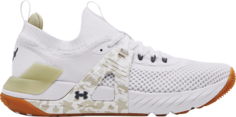 Кроссовки Under Armour Project Rock 4 Camo - White Pitch Grey, белый