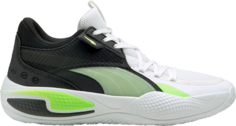 Кроссовки Puma Court Rider I White Green Glare, белый