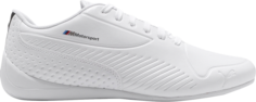 Кроссовки Puma BMW Motorsport x Drift Cat 7S Ultra White Black, белый